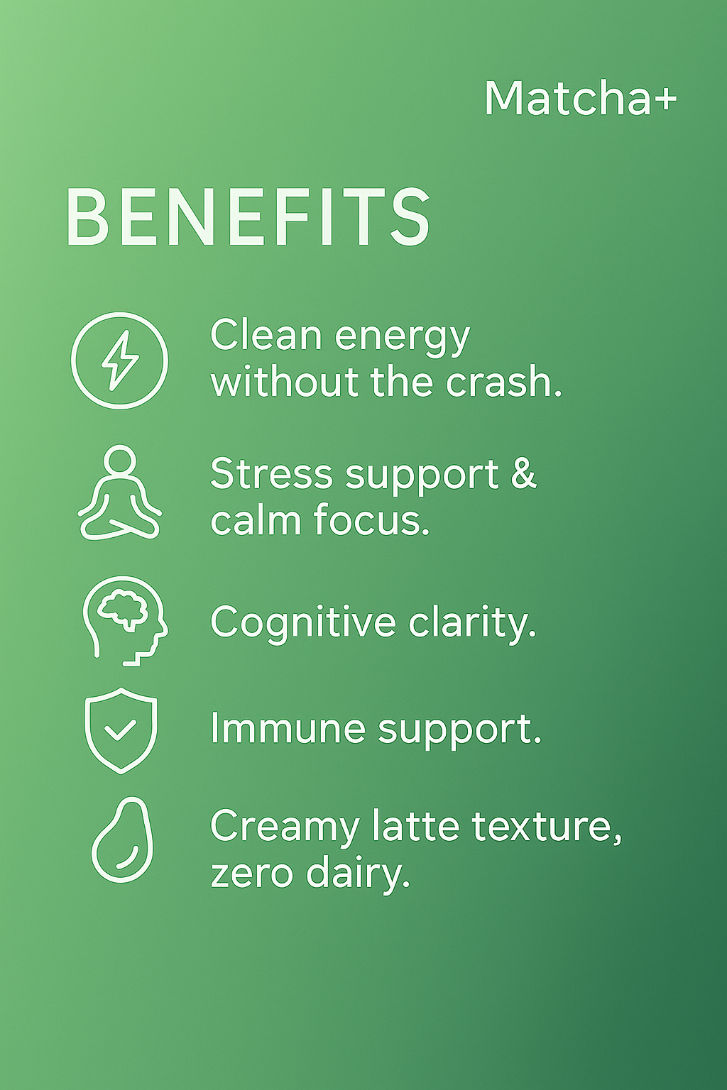 MATCHA+ Powerhouse Latte 300G - 15 Servings