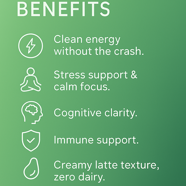 MATCHA+ Powerhouse Latte 300G - 15 Servings